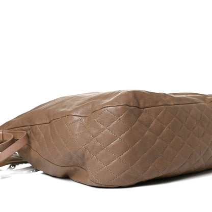 Jimmy Choo Lambskin Biker Hobo Beige 9 of 24