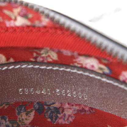 Gucci Laminated Nappa Web Trapuntata Mini GG Shoulder Bag Argento 9 of 11