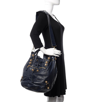 Balenciaga Agneau Giant 21 Gold Hardware Pompon Bleu Roi 2 of 15