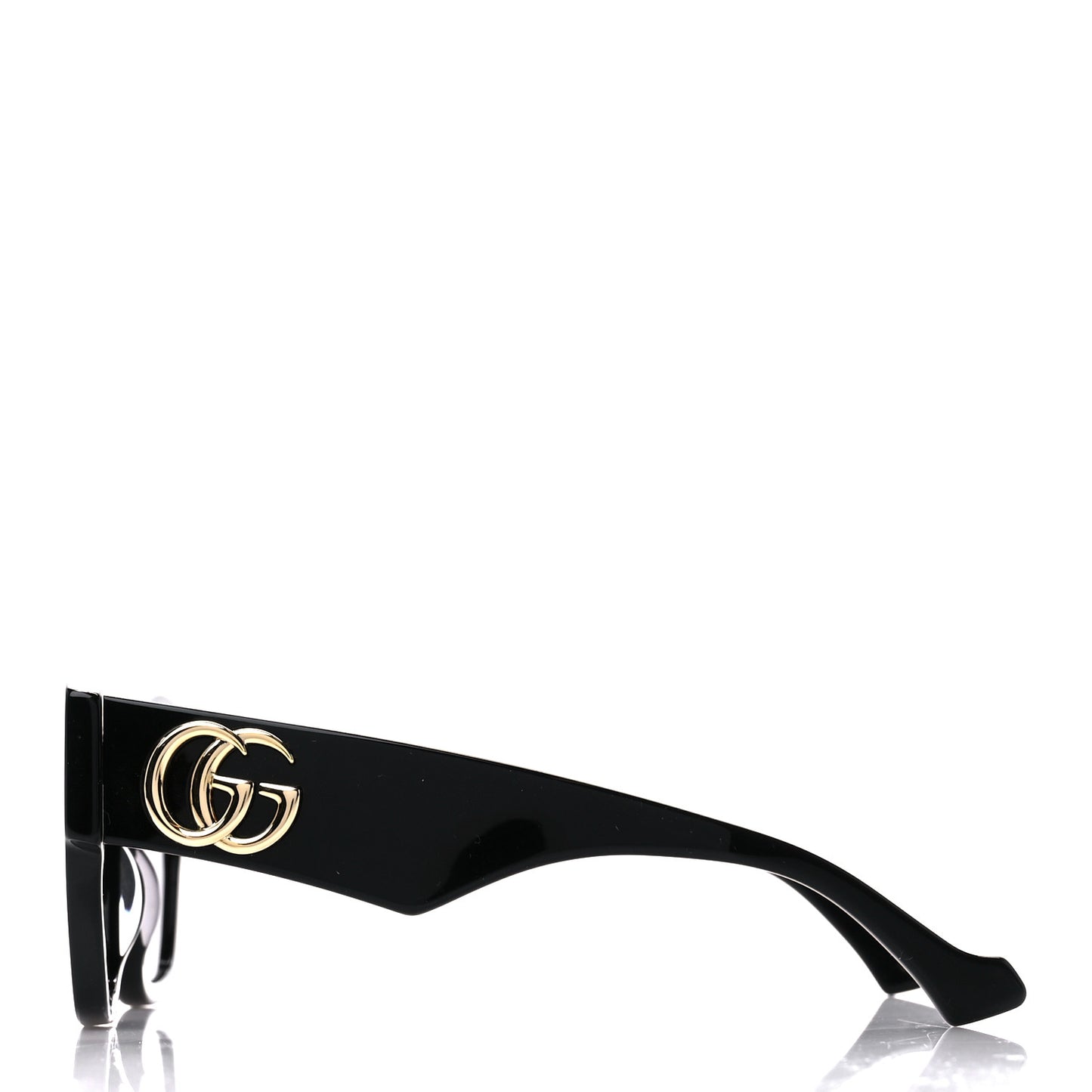 Acetate Square Frame Sunglasses GG1422S Black