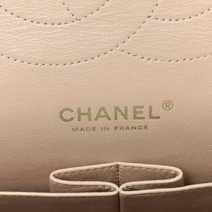 Chanel Lambskin Quilted Jumbo Double Flap Beige Clair 6 of 14
