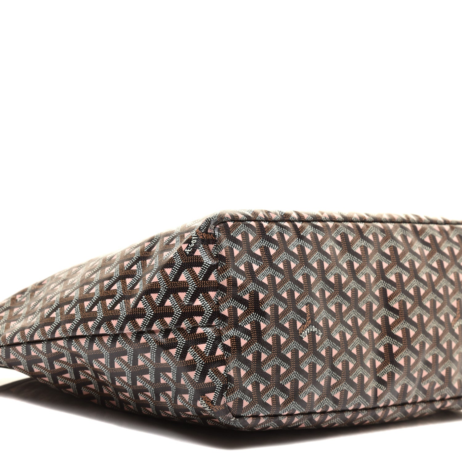 Goyard Goyardine Saint Louis Claire Voie PM Black Pink 7 of 8