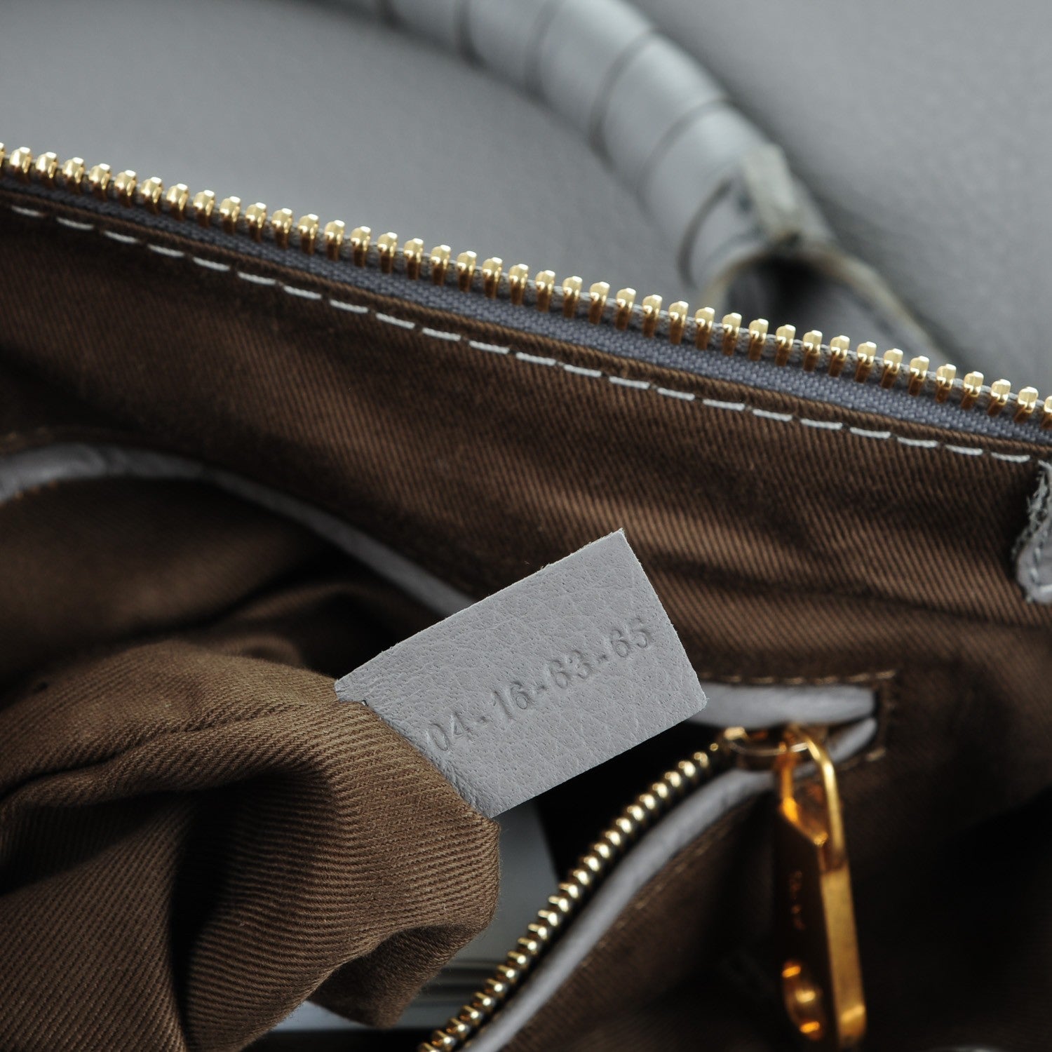 Chloe Calfskin Medium Marcie Satchel Cashmere Grey 7 of 8