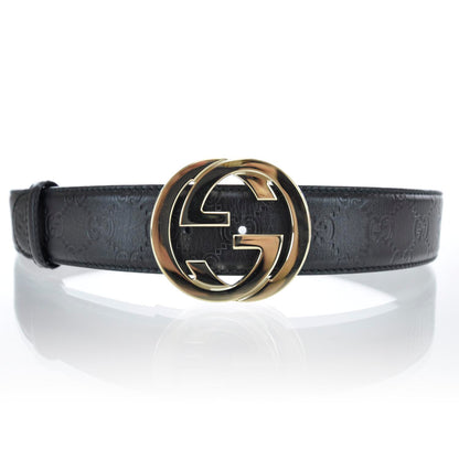 Gucci Guccissima GG Belt Black 85 34 1 of 6