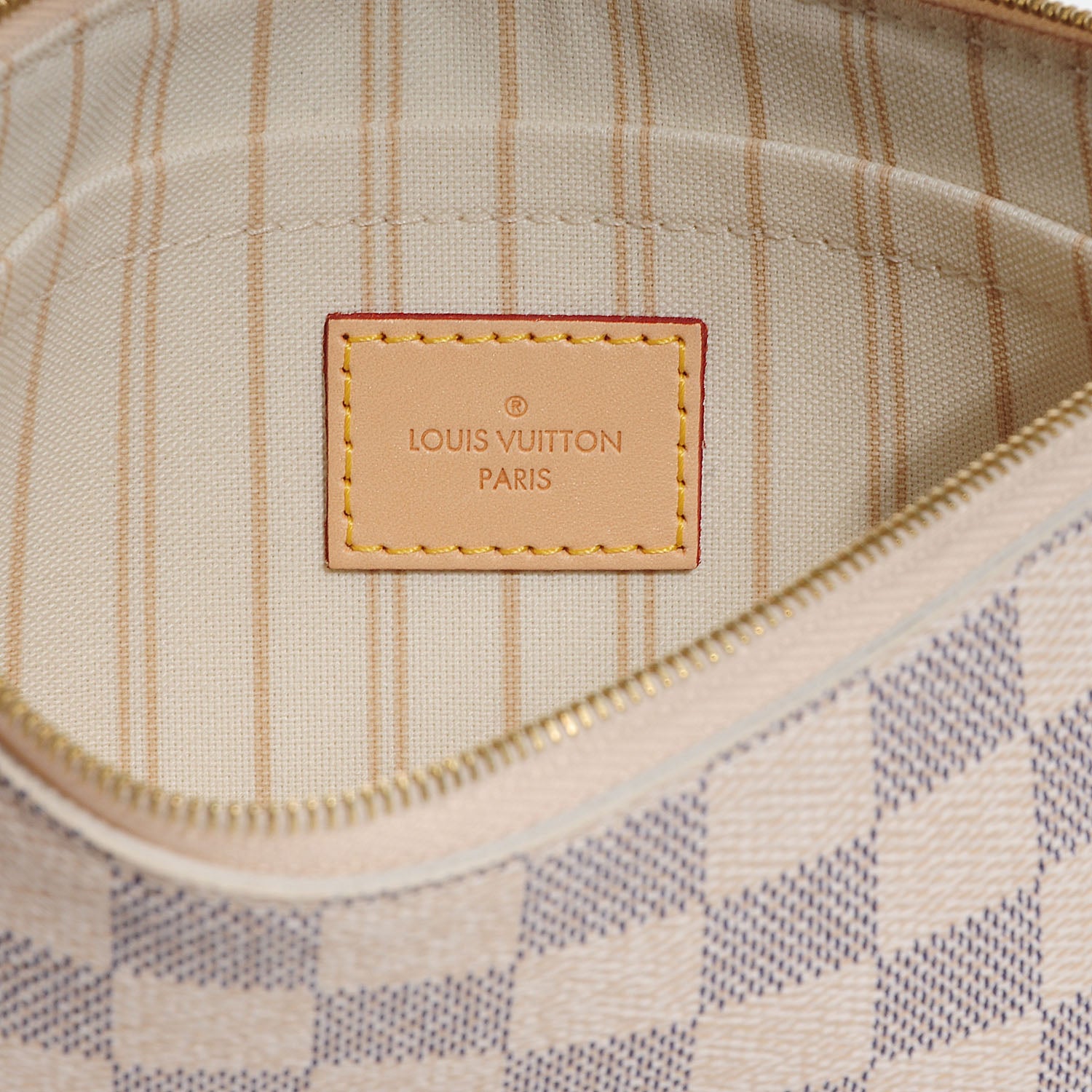 Louis Vuitton Damier Azur Neverfull MM GM Pochette 7 of 8