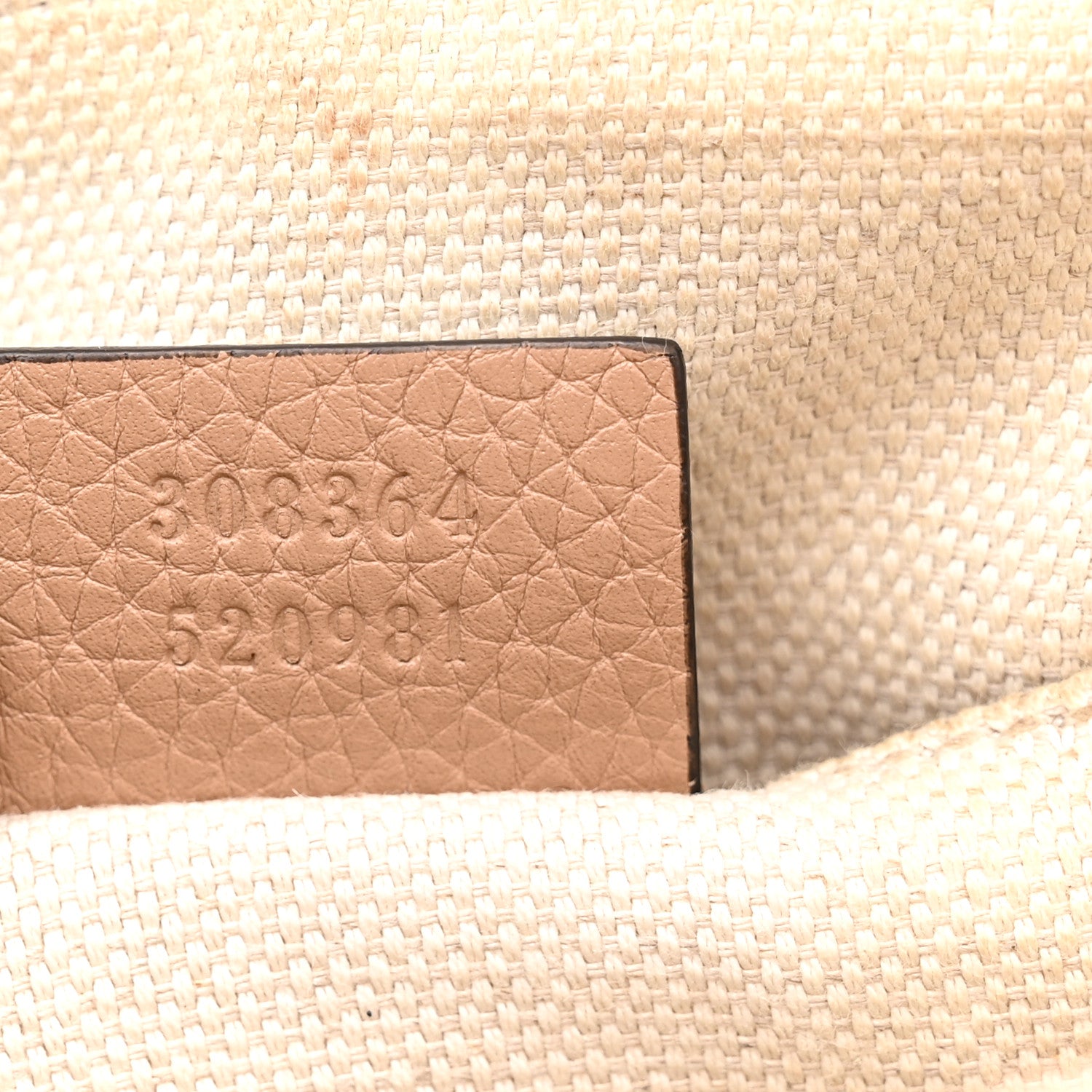 Gucci Pebbled Calfskin Small Soho Disco Bag Camelia 7 of 14