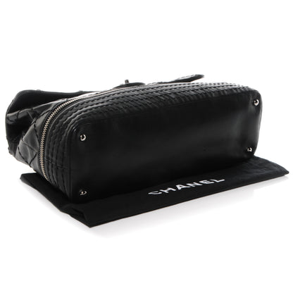 Chanel Calfskin Large Expandable Flap Bag Black 4 of 8