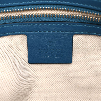 Gucci Monogram Small Boston Beige Deep Cobalt 6 of 9