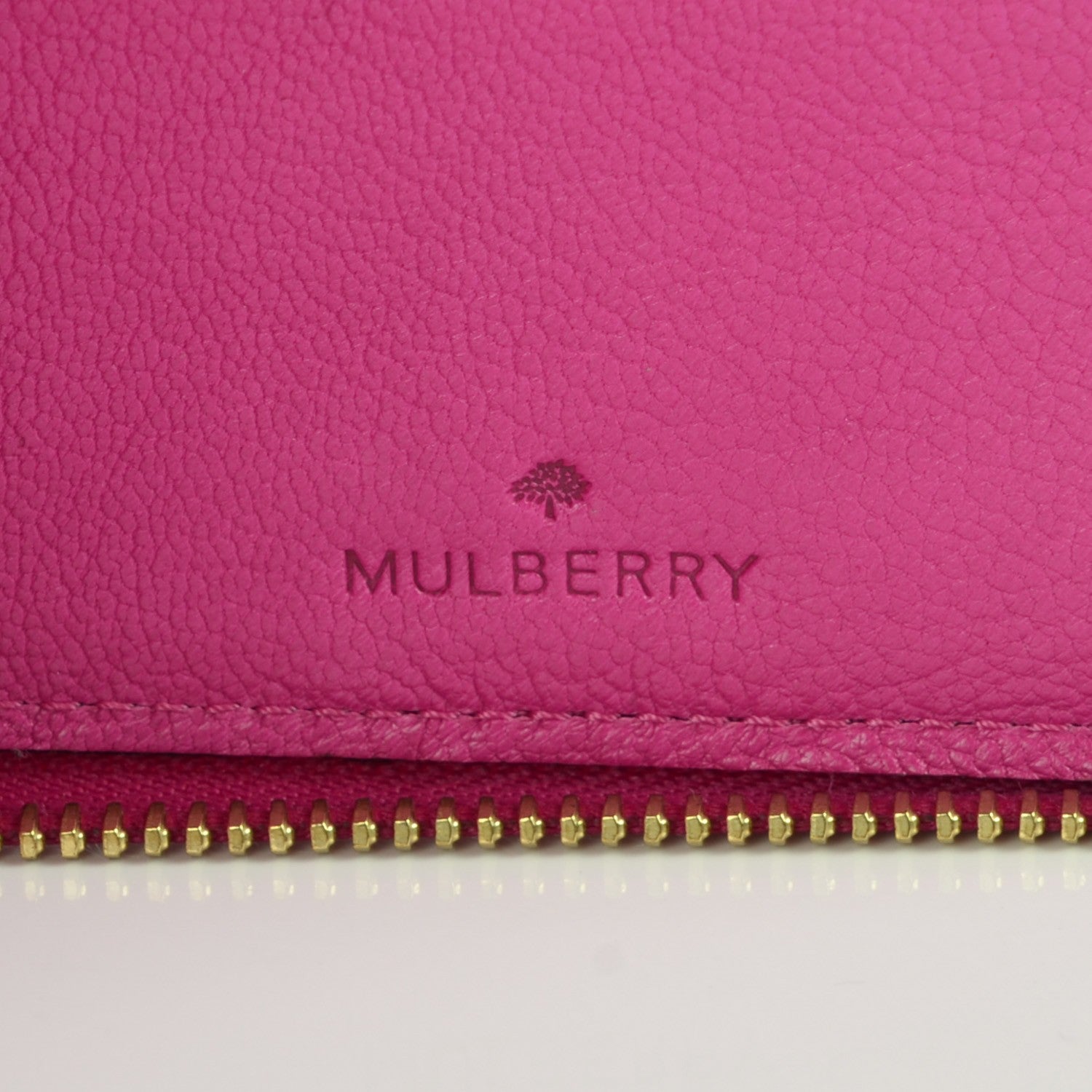 Mulberry Glossy Goat Zip Around Travel Wallet Pink 6 of 8
