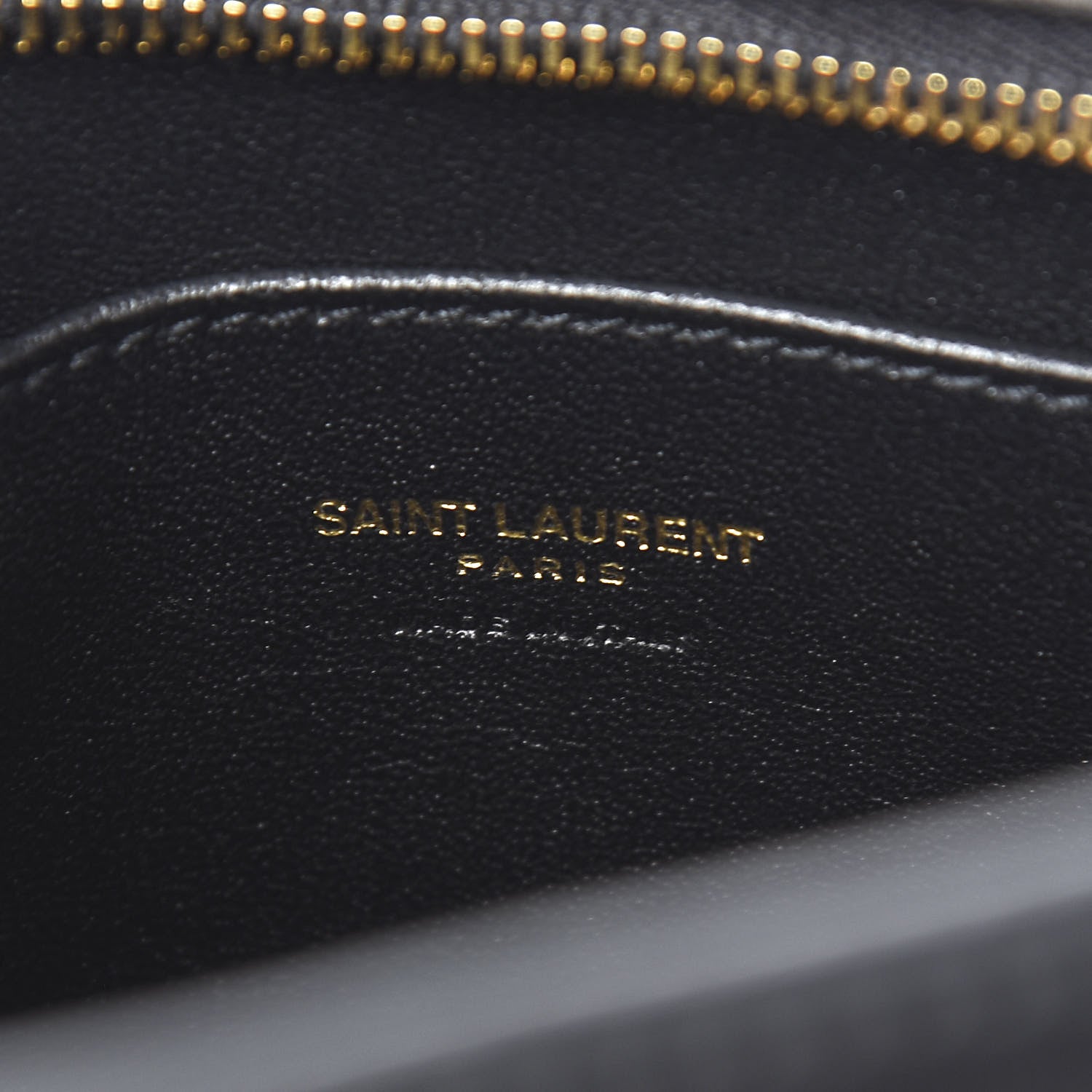 Saint Laurent Calfskin Monogram Baby Cabas Black 5 of 9