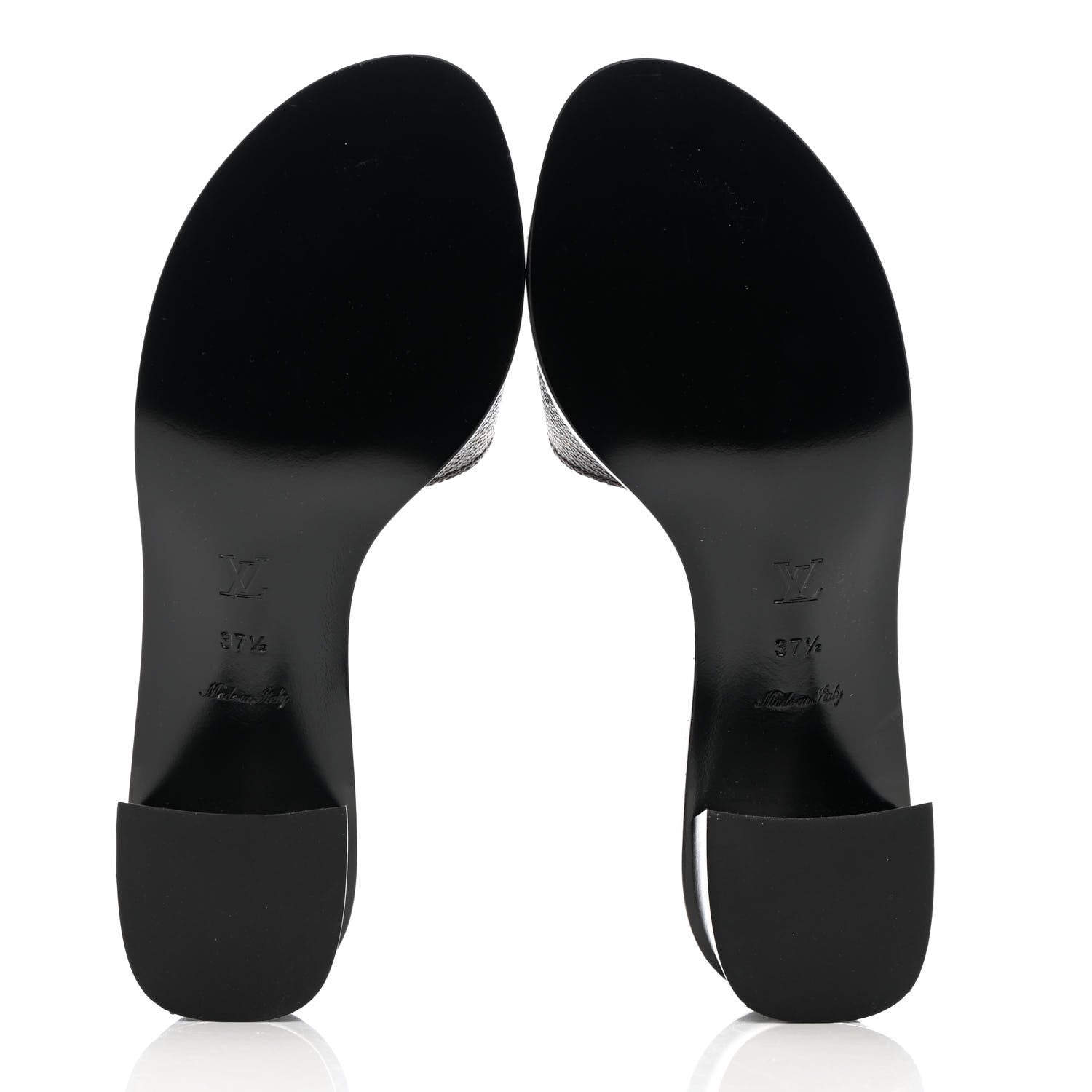 Louis Vuitton Monogram Lock It Mules 37.5 5 of 11
