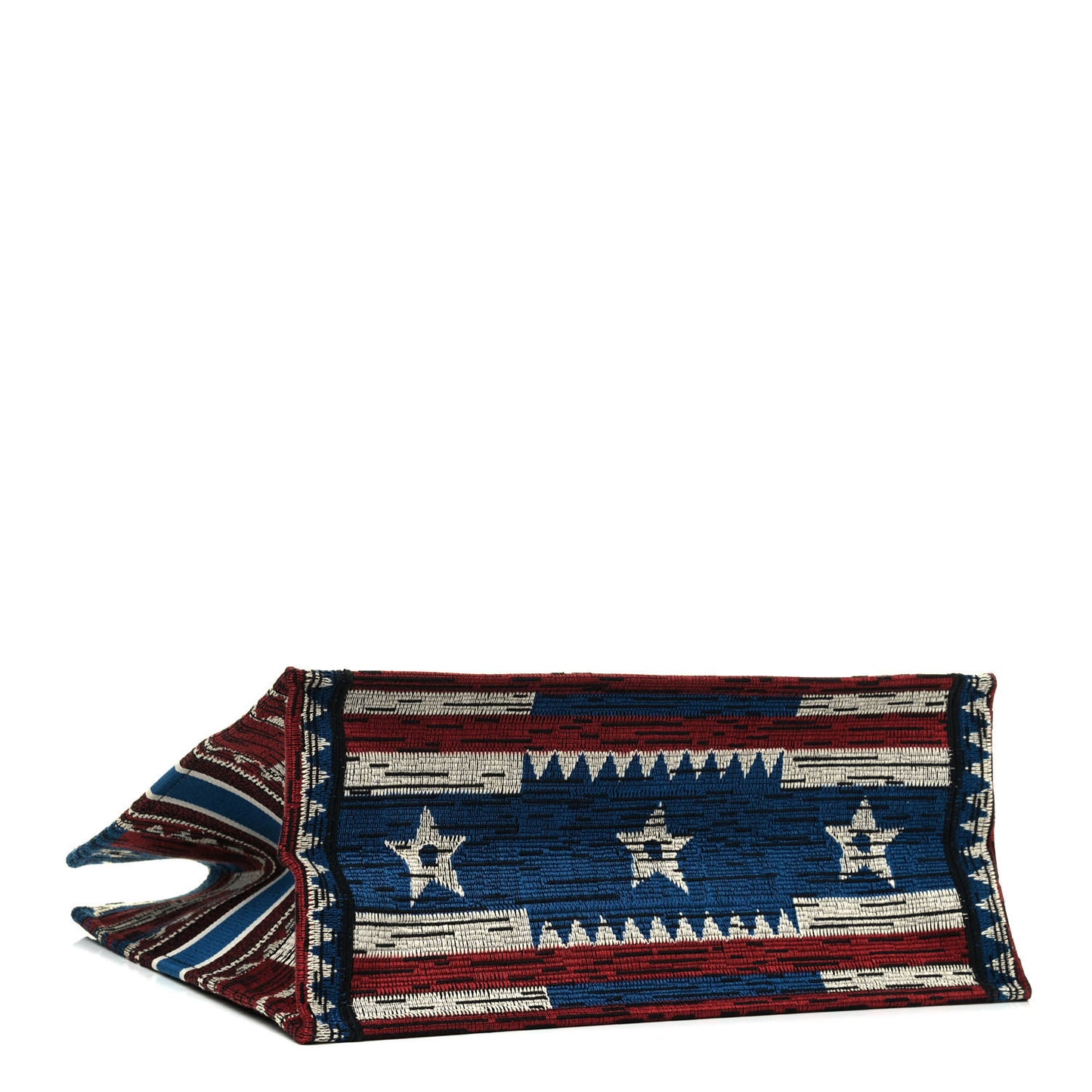 Canvas Embroidered Exclusive US Book Tote Multicolor