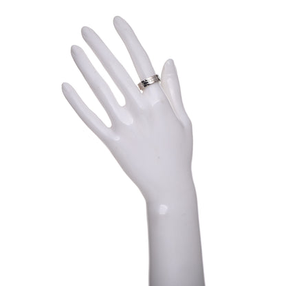 Cartier 18K White Gold Tank Francaise Ring 52 6 2 of 4