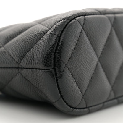 Chanel Caviar Quilted Classic Clutch With Chain Black 9 of 12