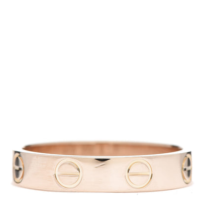 Cartier 18K Pink Gold 3.5mm LOVE Wedding Band Ring 51 5.75 3 of 5