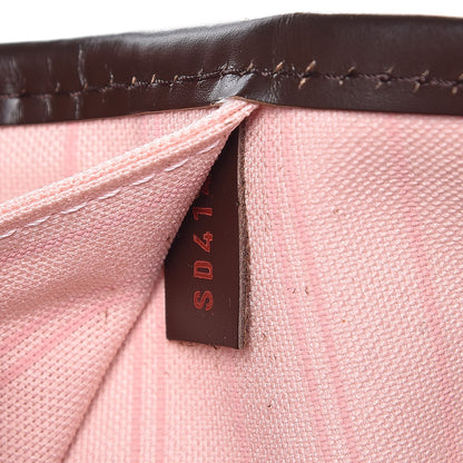 Louis Vuitton Damier Ebene Neo Neverfull MM Rose Ballerine 8 of 11