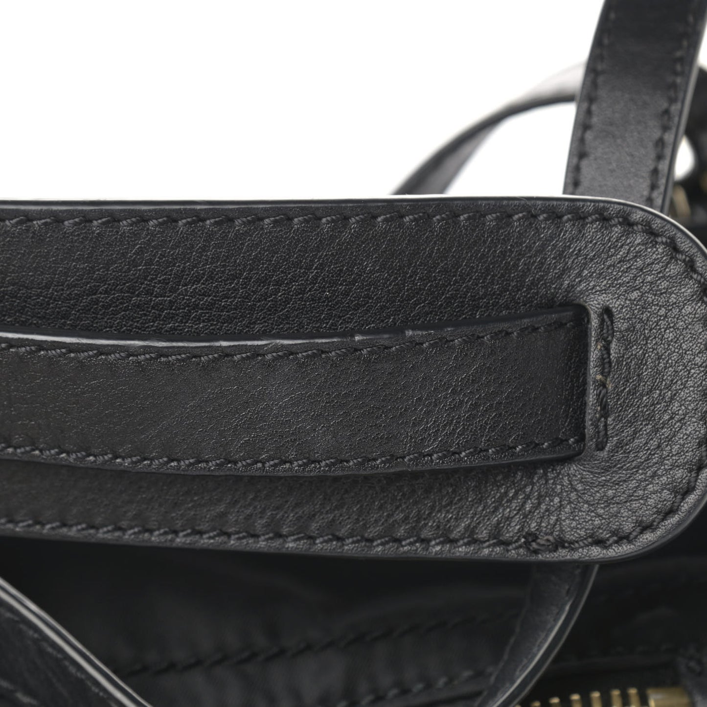 Nylon House Check Diaper Tote Black