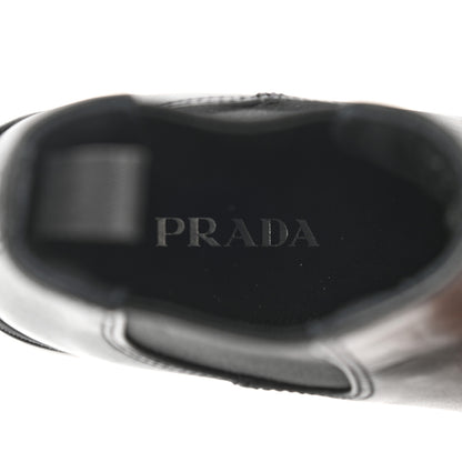 Prada Vitello Montana Lug Sole Chelsea 55mm Boots 37 Black 7 of 8