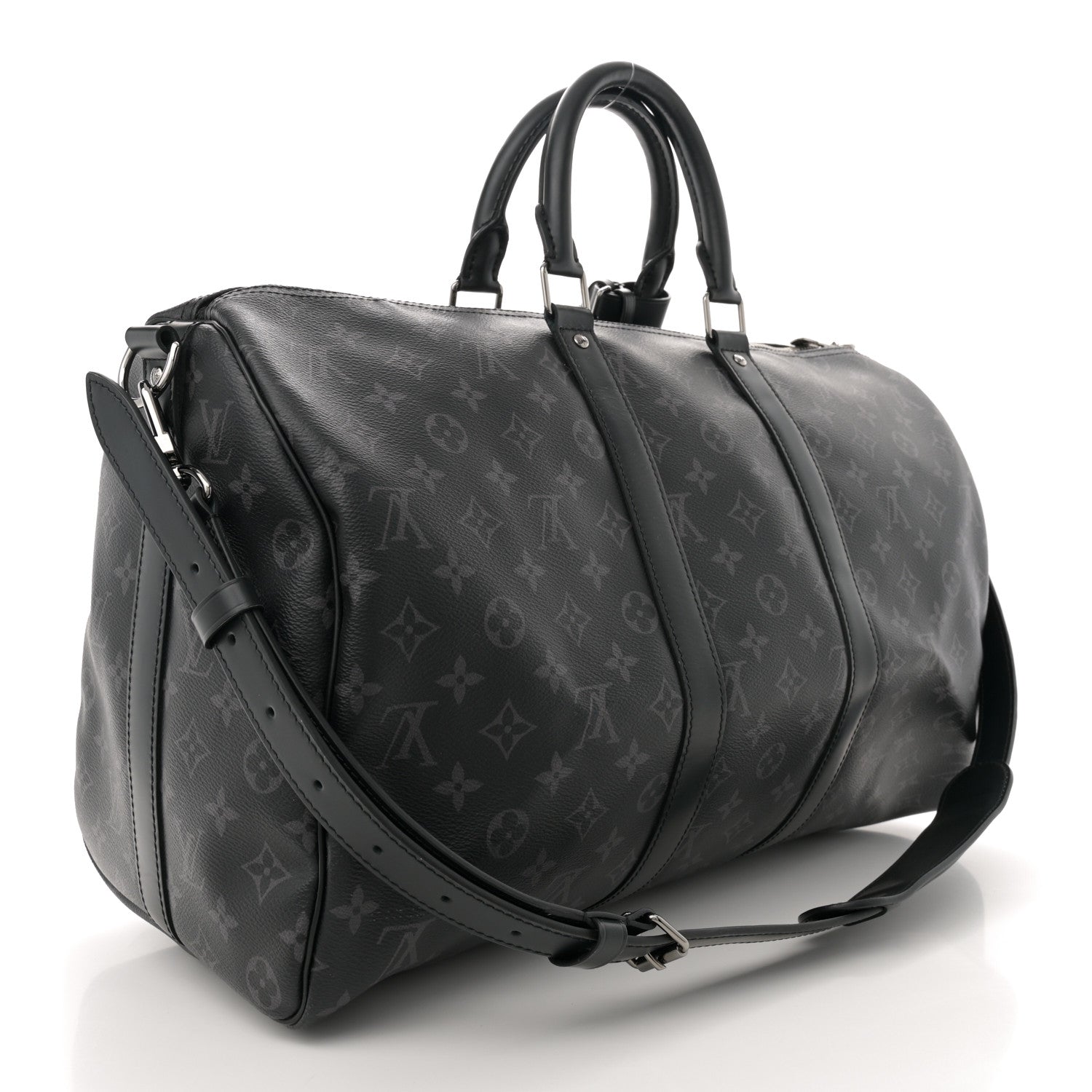 Louis Vuitton Monogram Eclipse Keepall Bandouliere 45 3 of 11