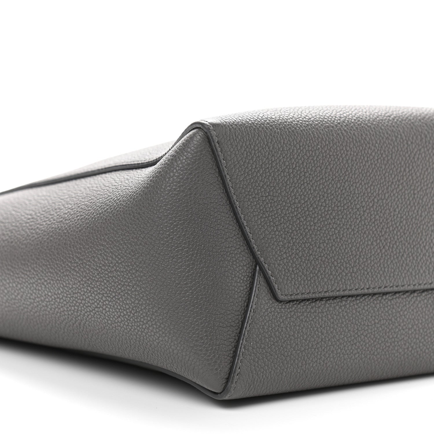 Celine Soft Grained Calfskin Small Sangle Bucket Bag Grey 8 of 22