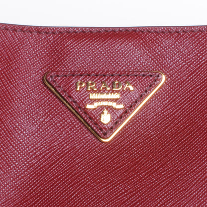 Prada Saffiano Lux Tote Fuoco 3 of 8