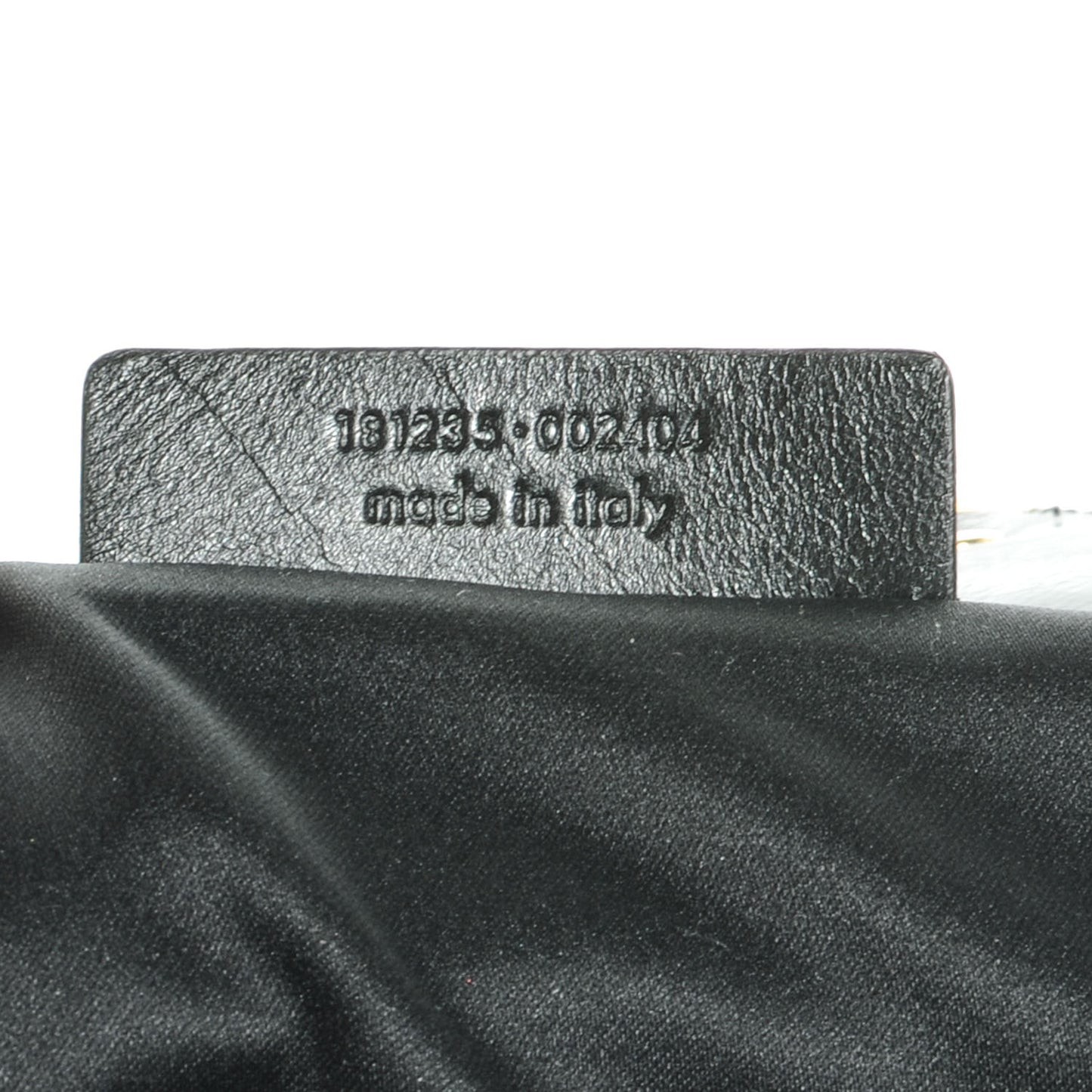 Patent Crocodile Embossed Tribute Tote Black