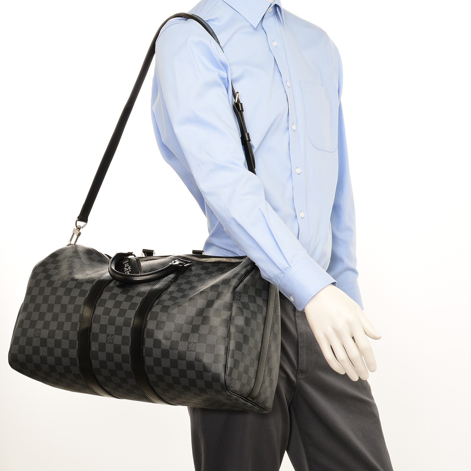 Louis Vuitton Damier Graphite Keepall Bandouliere 45 2 of 9