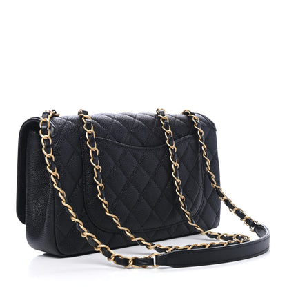Chanel Caviar Quilted Medium CC Filigree Flap Black 2 of 4