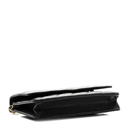 Chanel Caviar Quilted Wallet on Chain WOC Black 4 of 12