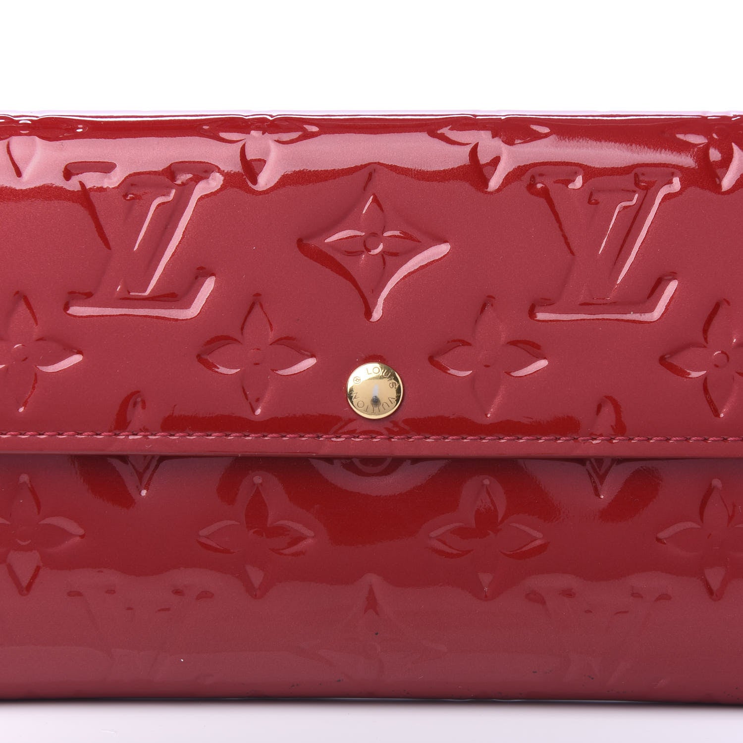 Louis Vuitton Vernis Sarah Wallet Pomme D'Amour 9 of 10