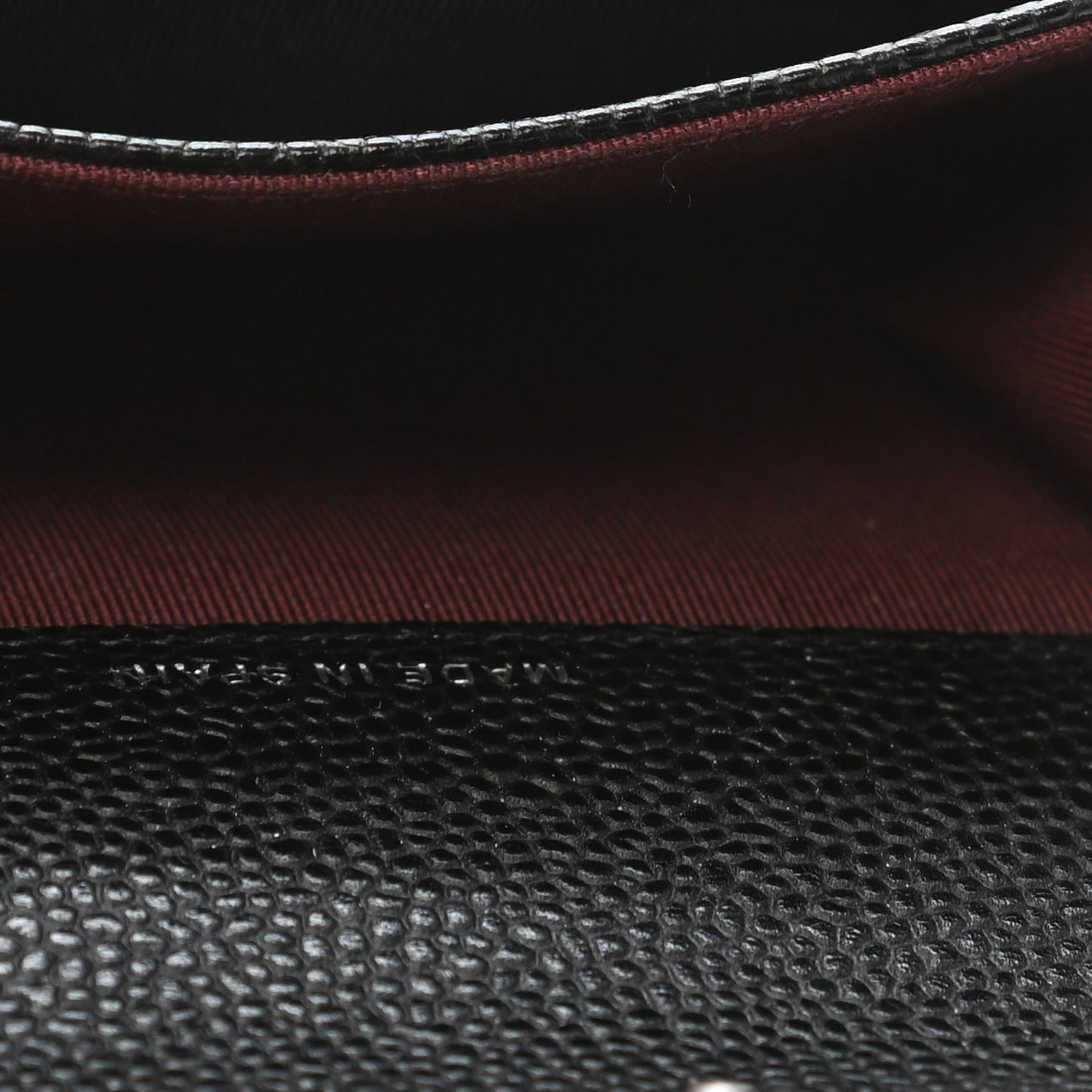 Caviar Quilted Flap Card Holder Black