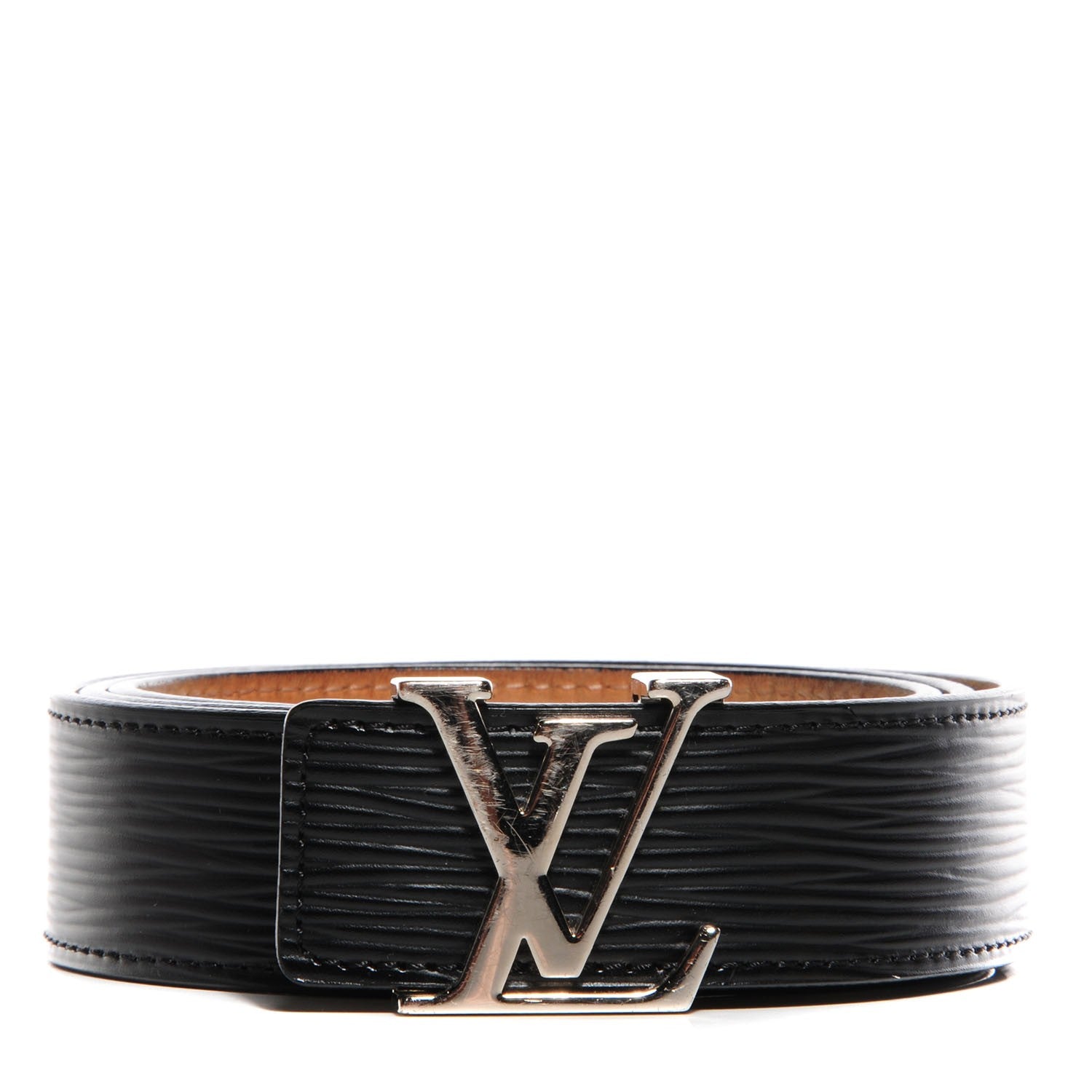 Louis Vuitton Epi Initials Belt 80 32 Black 1 of 7