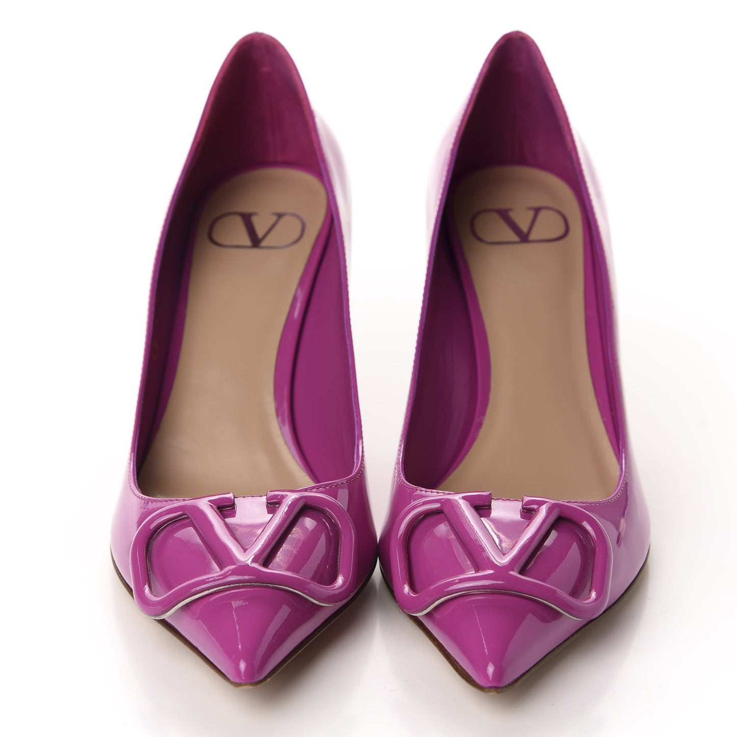 Patent Vlogo Signature 80 Pumps 37.5 Radiant Orchid