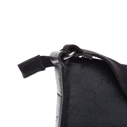 Gucci Monogram Perforated Calfskin Messenger Black 11 of 11