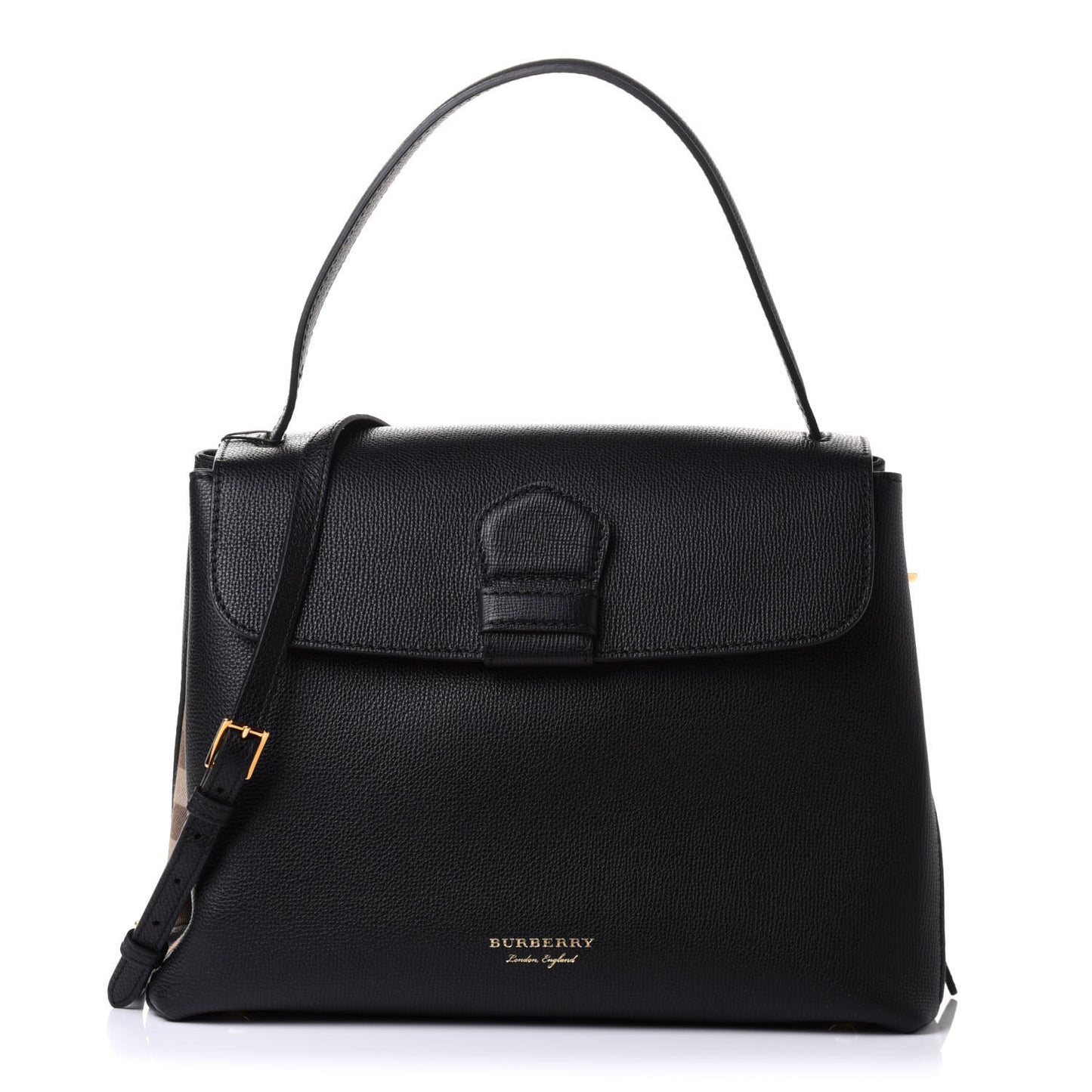 Derby Calfskin House Check Medium Camberley Black