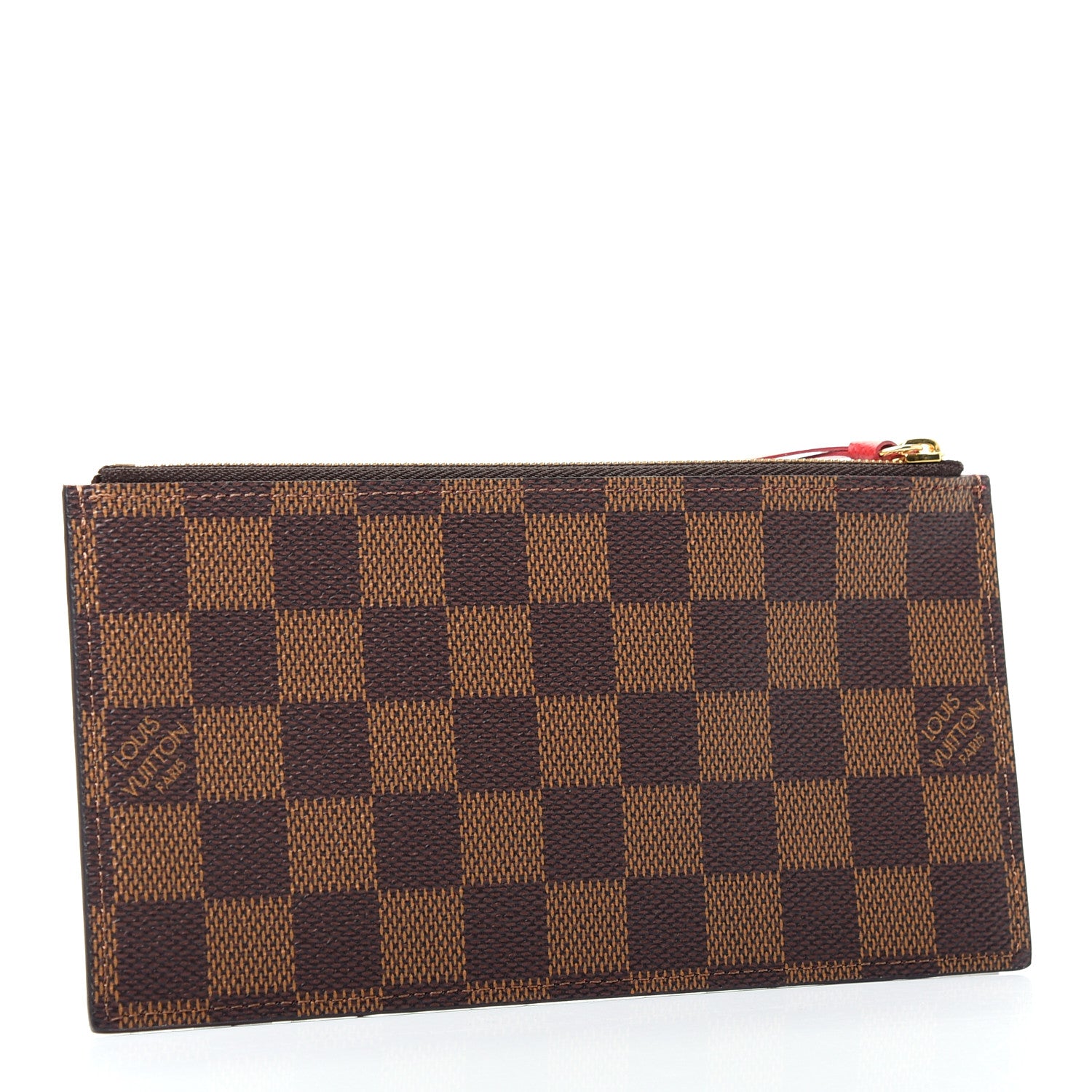Louis Vuitton Damier Ebene Felicie Chain Wallet Zippered Insert 3 of 6