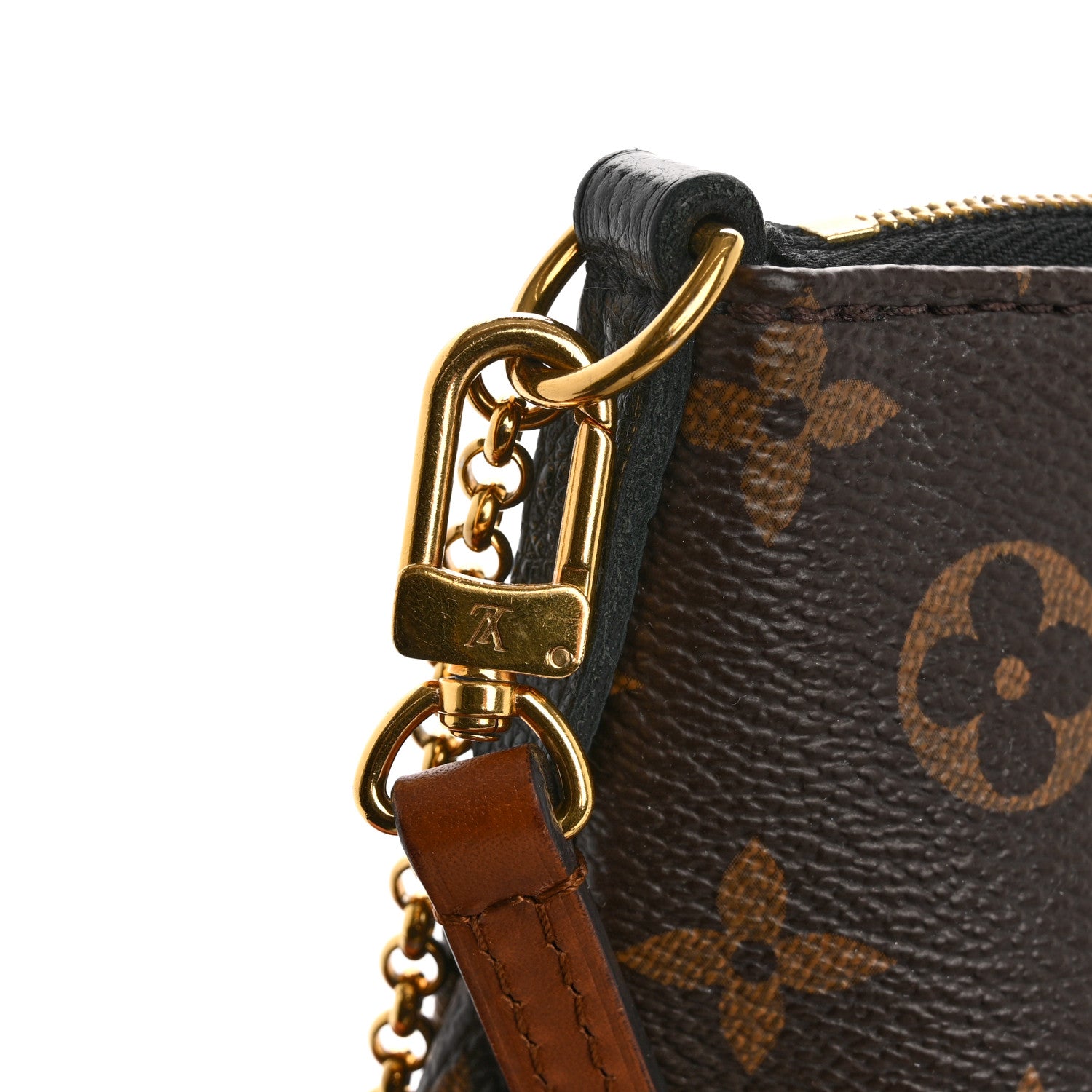 Louis Vuitton Monogram Pallas Clutch Black 13 of 14