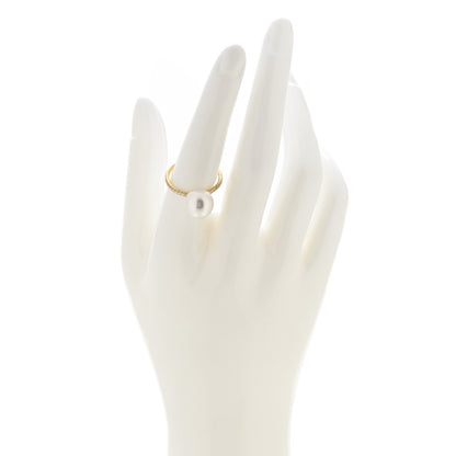 Irene Neuwirth 18K Yellow Gold Diamond South Sea Cultured Pearl 10mm Gumball Ring 54 7 2 of 7