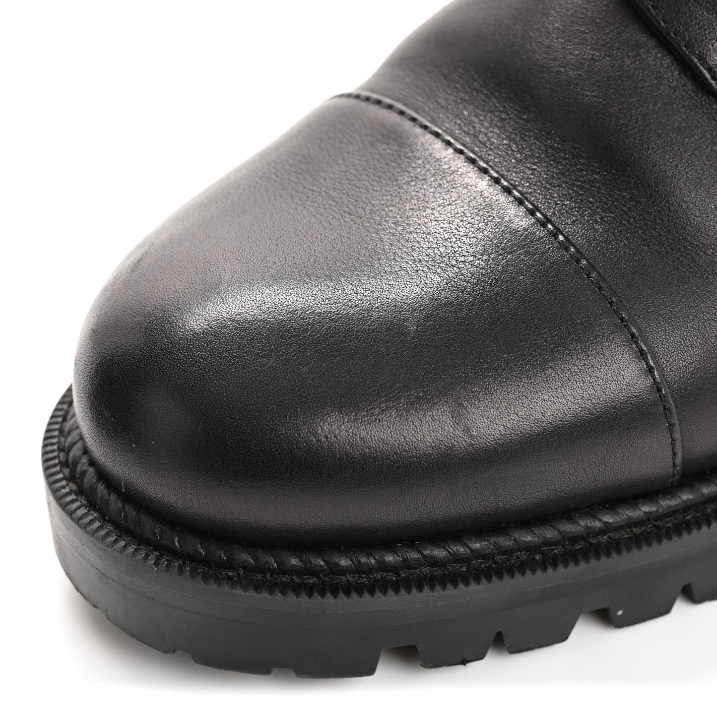 Calfskin Quilted En Hiver Boots 36.5 Black