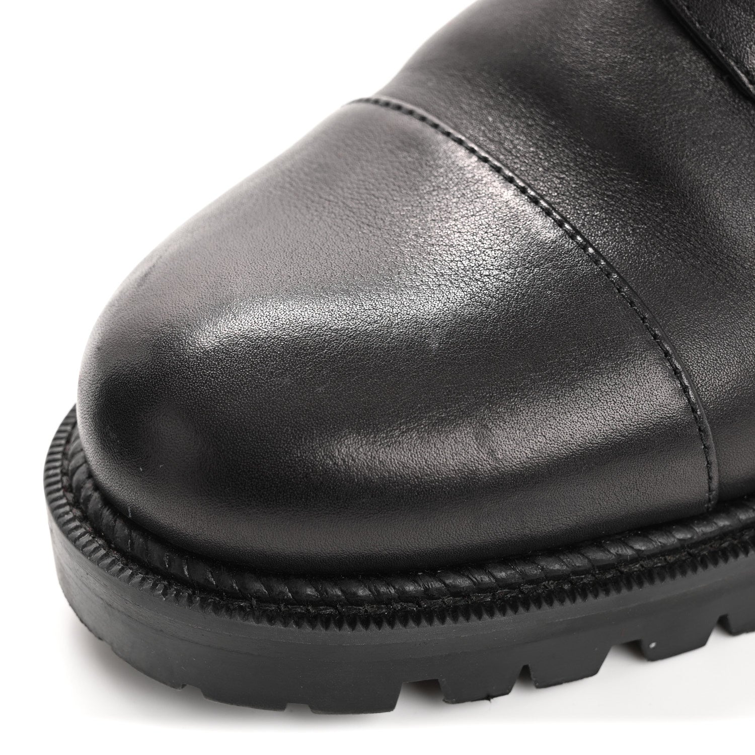 Christian Louboutin Calfskin Quilted En Hiver Boots 36.5 Black 14 of 14