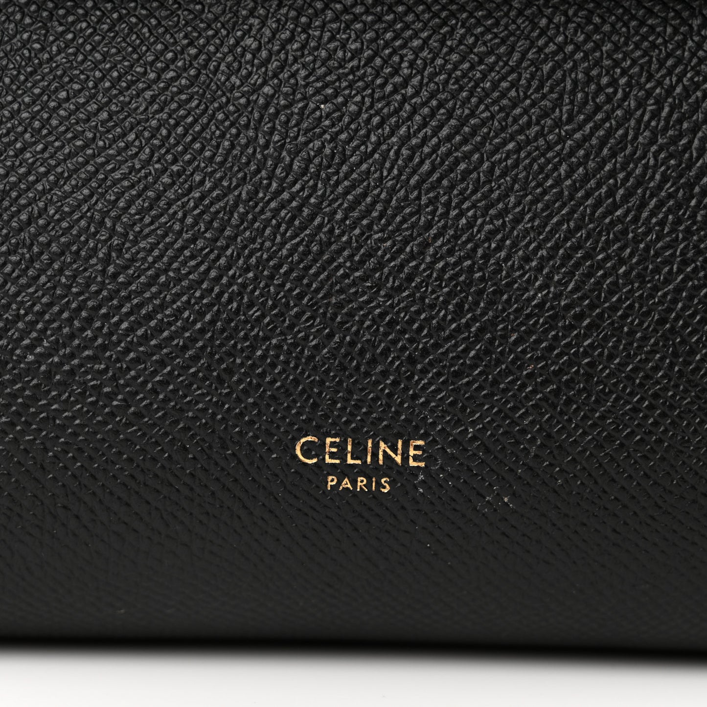 Grained Calfskin Nano Belt Bag Black