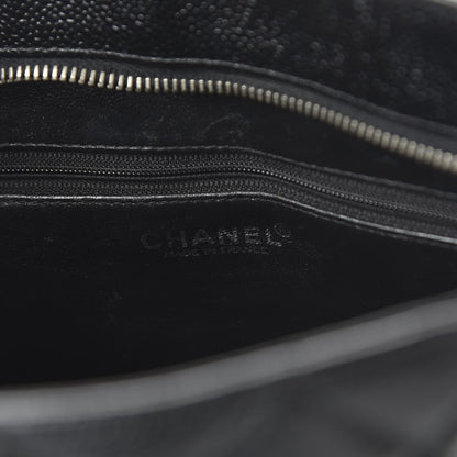 Chanel Caviar Quilted Medallion Tote Black 8 of 12