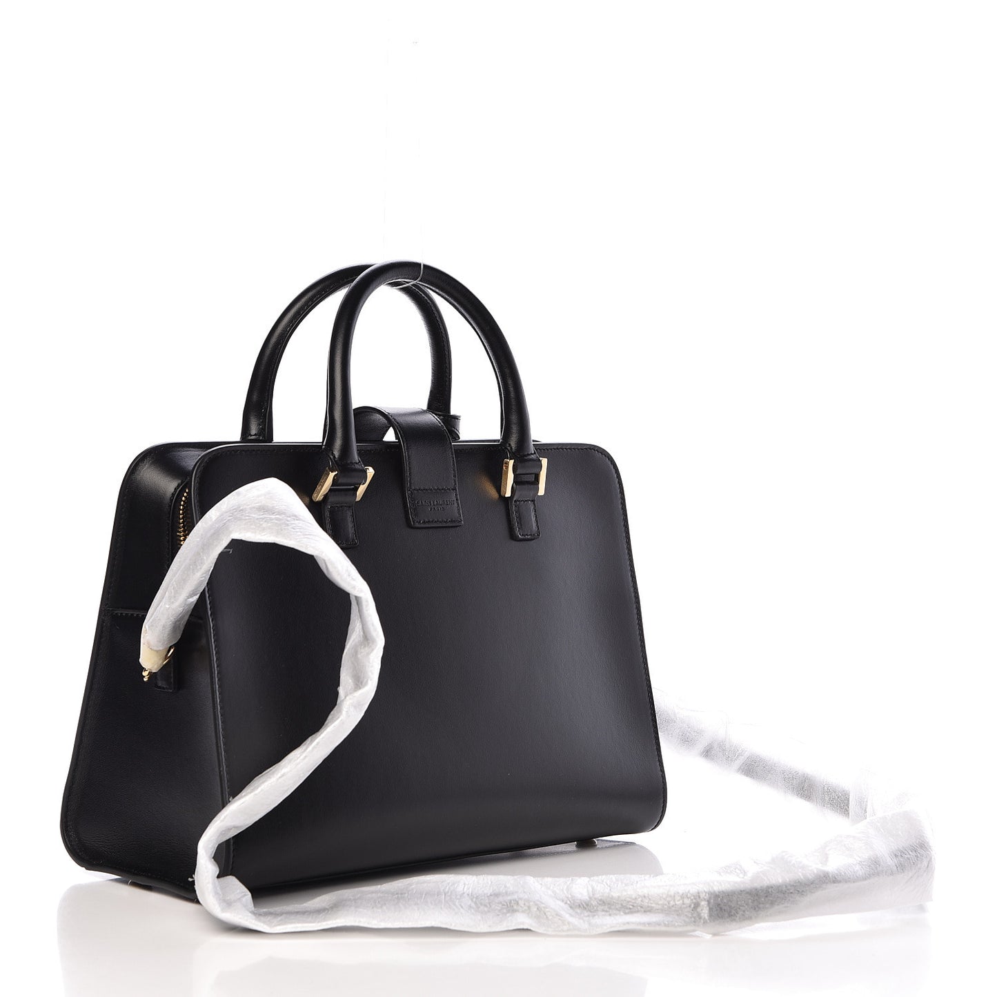 Calfskin Small Monogram Cabas Black