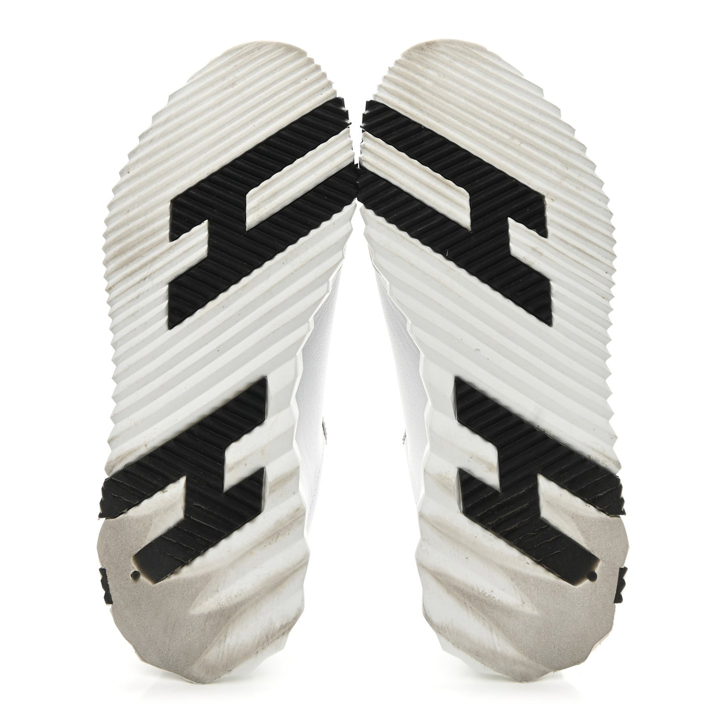 Sport Goatskin Suede Goatskin Bouncing Sneakers 37 White Black