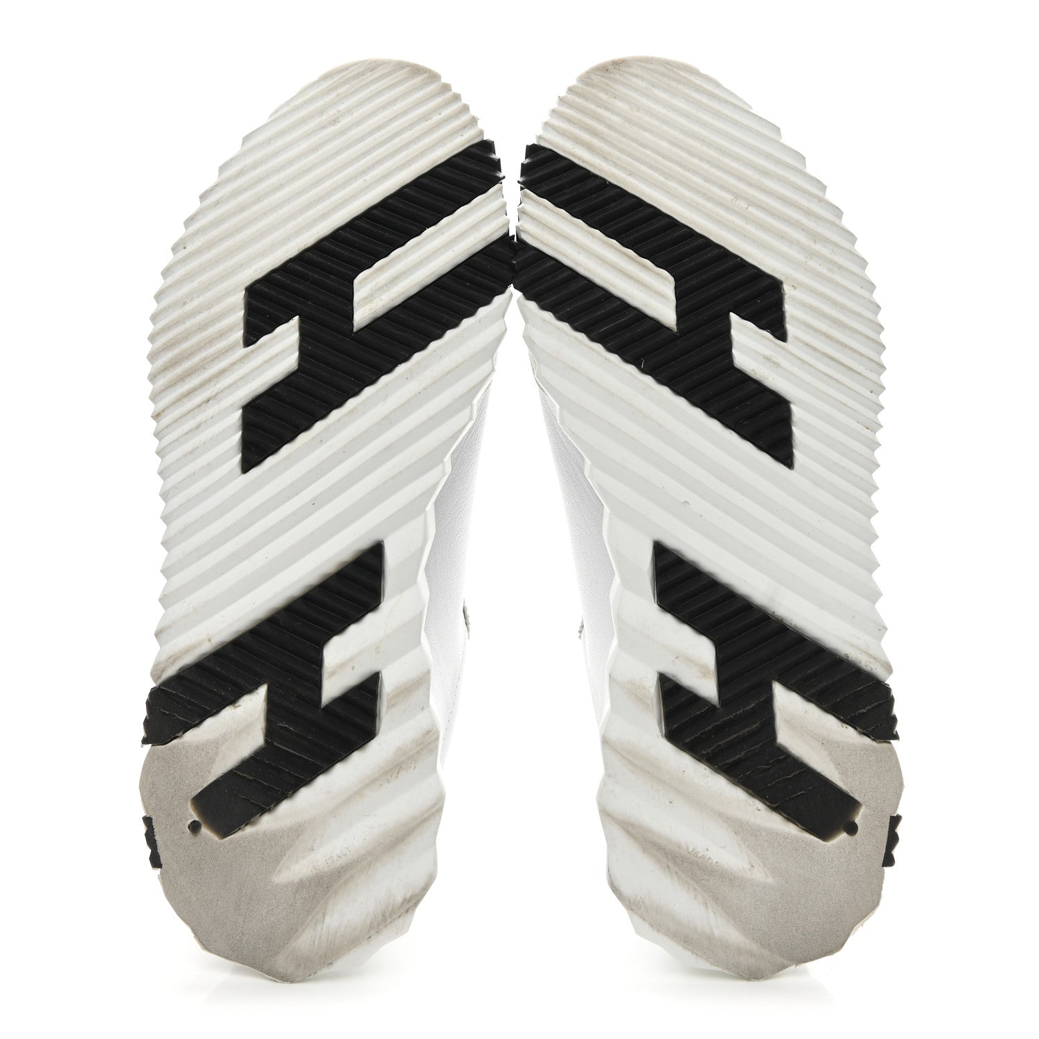 Hermes Sport Goatskin Suede Goatskin Bouncing Sneakers 37 White Black 6 of 9