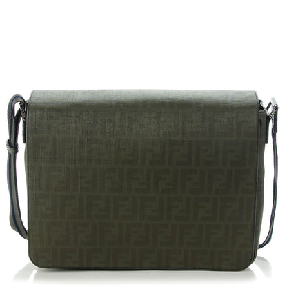 Fendi Zucca Spalmati Messenger Bag Green 1 of 7