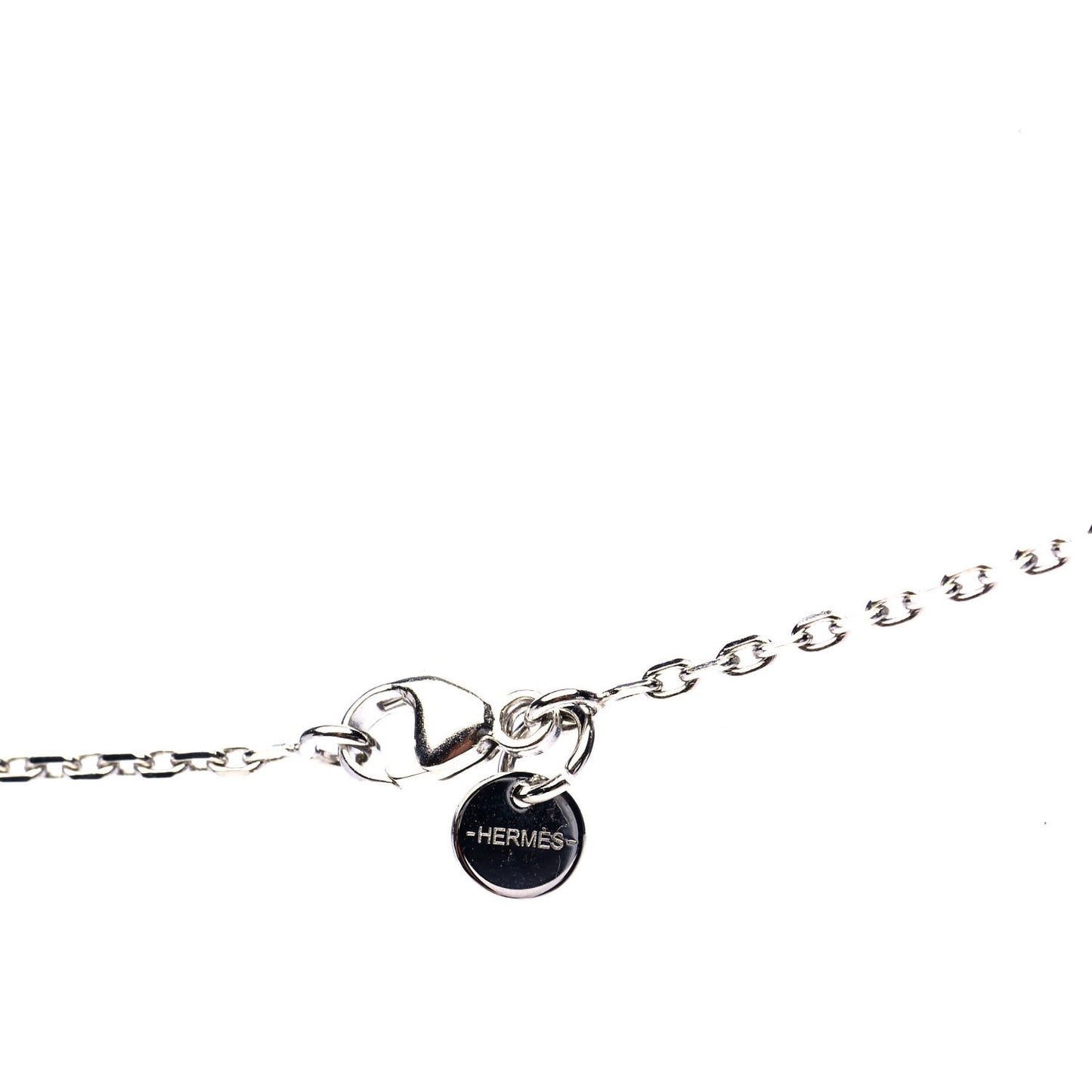 Palladium Plated Swift As De Coeur Necklace Black