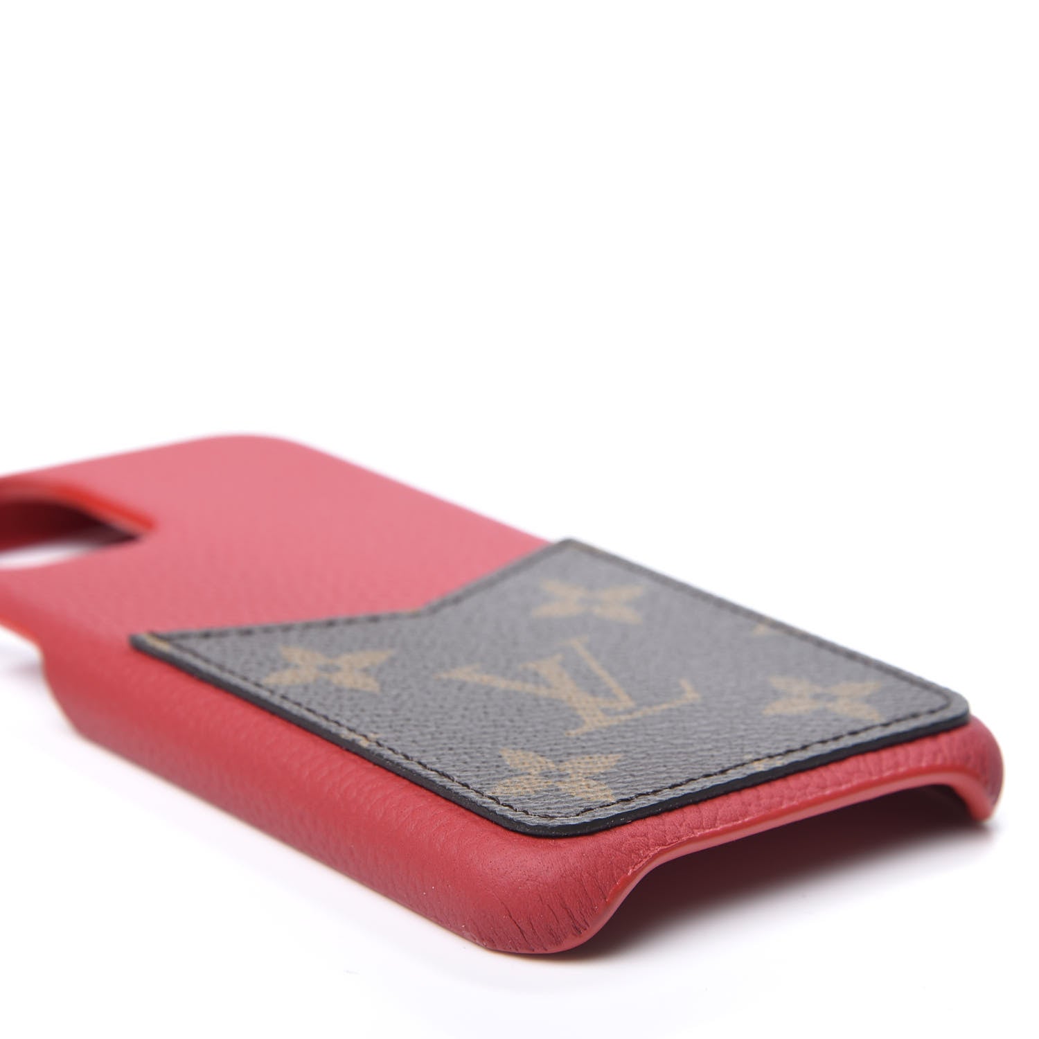 Louis Vuitton Calfskin Monogram iPhone 11 Pro Max Bumper Scarlet 5 of 9