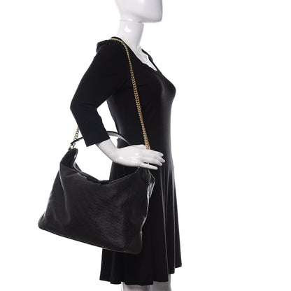 Gucci Guccissima Signature Large Linea A Hobo Black 2 of 10