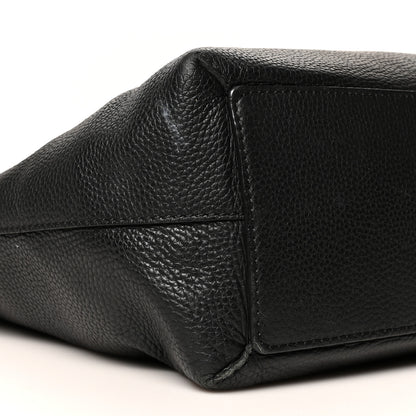 Burberry Grainy Calfskin Remington Tote Black 8 of 11